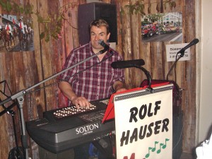 Die H&G Gewerbebeiz, Rolf Hauser unser Music-Man
